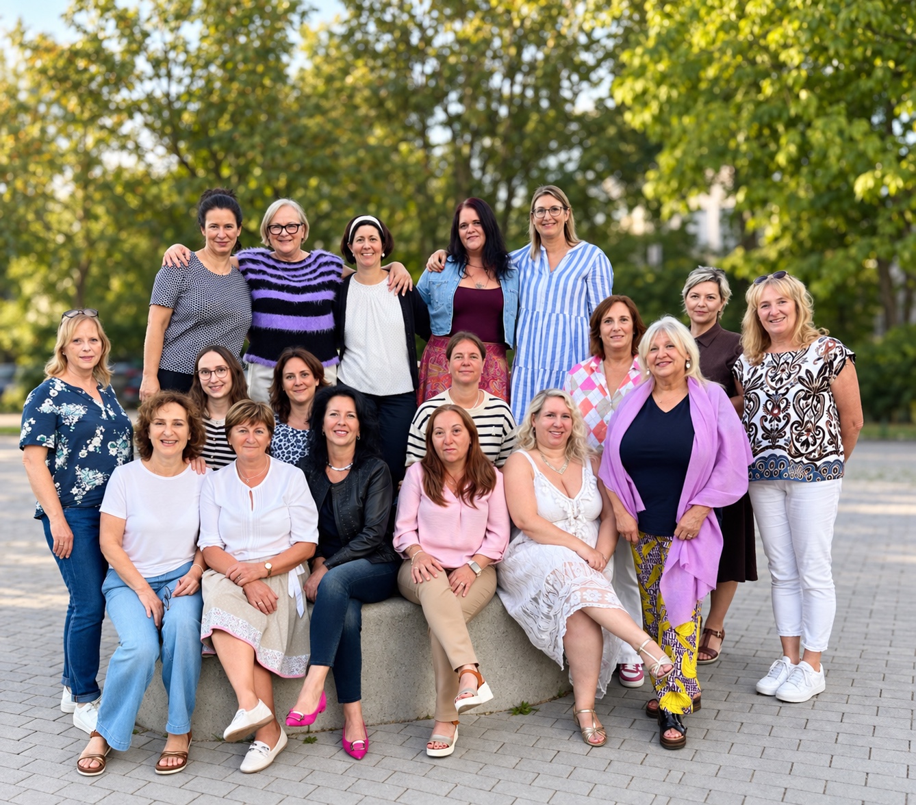Das Pflegeteam beim Sommerfest 2026 im Bavariano Unterföhring.